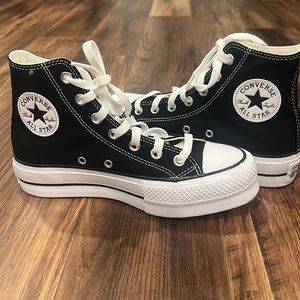 Converse high top platform sneakers W6.5 M4.5